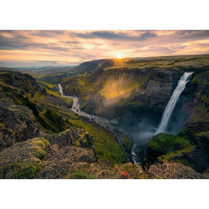 Puzzle Ravensburger Iceland: Kirkjuffellsfoss  (1000 Stücke)