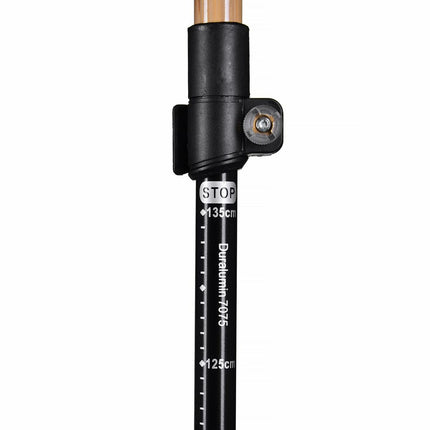 Trekking-Stock Viking 630/16/2333/58/UNI              Schwarz Rot/Schwarz Holz