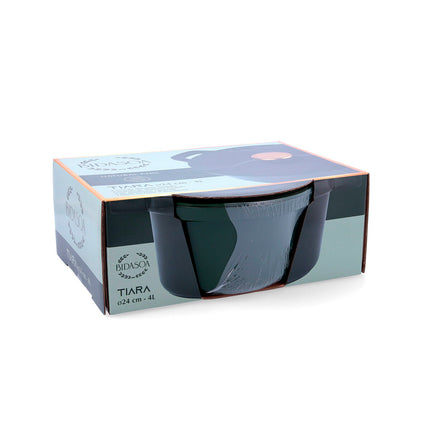 Topf mit Deckel Bidasoa Tiara Aluminiumguss grün 24 cm