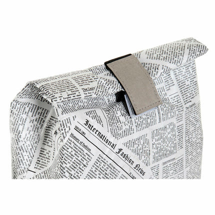 Lunchbox DKD Home Decor Thermal 20 x 10 x 28 cm Schwarz Weiß