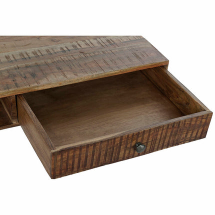 Beistelltisch DKD Home Decor 118 x 65 x 45 cm Schwarz Metall Braun Aluminium Mango-Holz