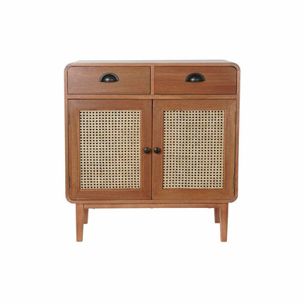 Anrichte DKD Home Decor Paulonia-Holz Rattan
