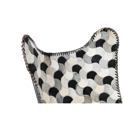 Sessel DKD Home Decor Braun Weiß Eisen 70 x 70 x 90 cm