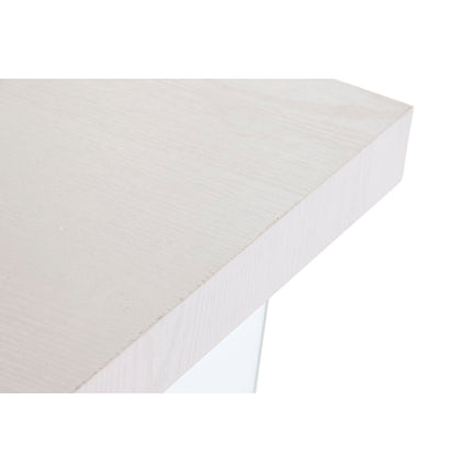 Schreibtisch DKD Home Decor Weiß Durchsichtig Kristall Holz MDF 120 x 50 x 76 cm