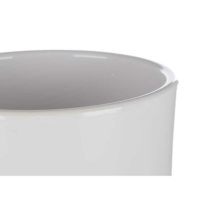 Blumentopfset Ø 22 cm Ø 27 cm 2 Stücke Grau Lehm