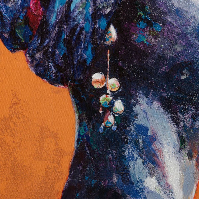 Leinwand 75 x 3,5 x 100 cm Afrikanerin