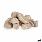 Deko-Steine 2 Kg Erde (6 Stück)