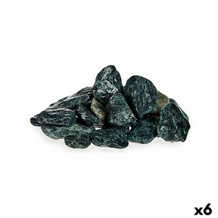 Deko-Steine 2 Kg Dunkelgrau (6 Stück)