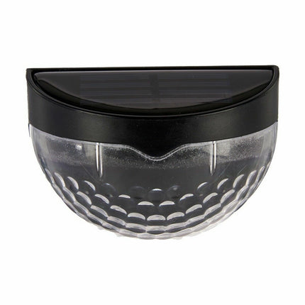 Wandleuchte Ladung durch Solarzellen Kaltes Licht Schwarz Kunststoff (24 Stück)