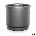 Selbstbewässernder Blumentopf Silberfarben Polypropylen 32 x 30,5 x 32 cm (4 Stück)