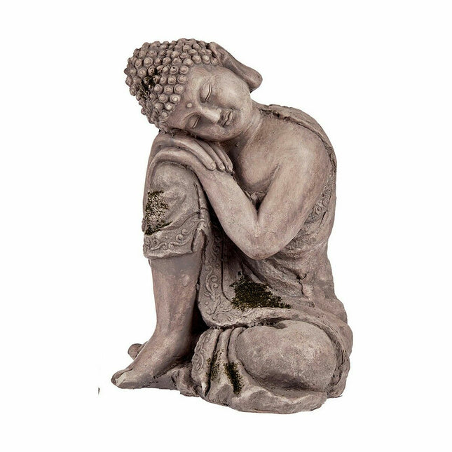 Dekorative Gartenfigur Buddha Polyesterharz 23 x 34 x 28 cm (2 Stück)