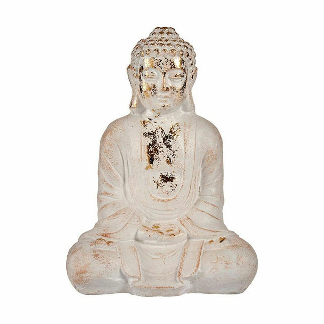 Dekorative Gartenfigur Buddha Polyesterharz 17 x 37 x 26 cm (4 Stück)