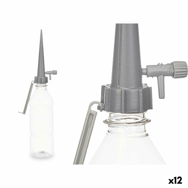Wasserspender Bewässerungssystem Anthrazit Polypropylen (12 Stück)