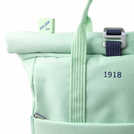 Lässiger Rucksack Milan Serie 1918 grün 42 x 29 x 11 cm