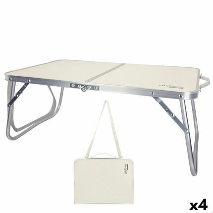 Table Klapptisch Aktive Creme 60 x 25 x 40 cm (4 Stück)
