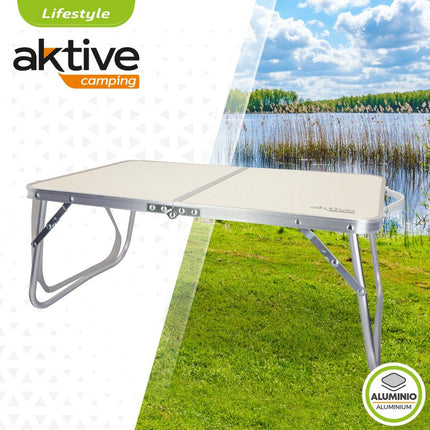 Table Klapptisch Aktive Creme 60 x 25 x 40 cm (4 Stück)