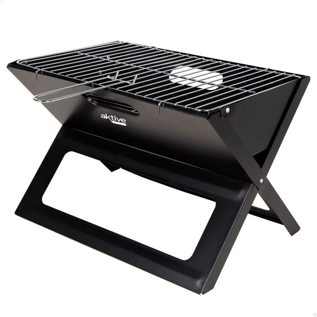 Grill Tragbarer Aktive Schwarz 45 x 30 x 29 cm Stahl Eisen