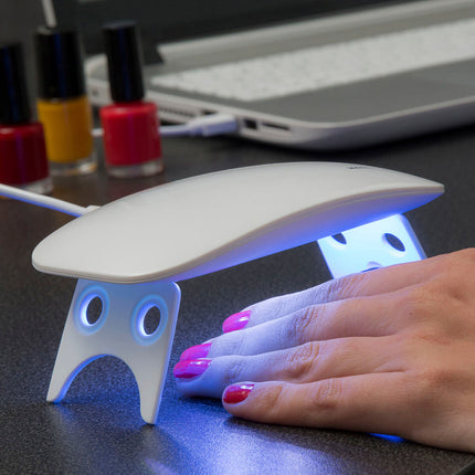 LED-UV-Nagellampe Mini InnovaGoods (Weiß) (Bunt) (Restauriert A+)